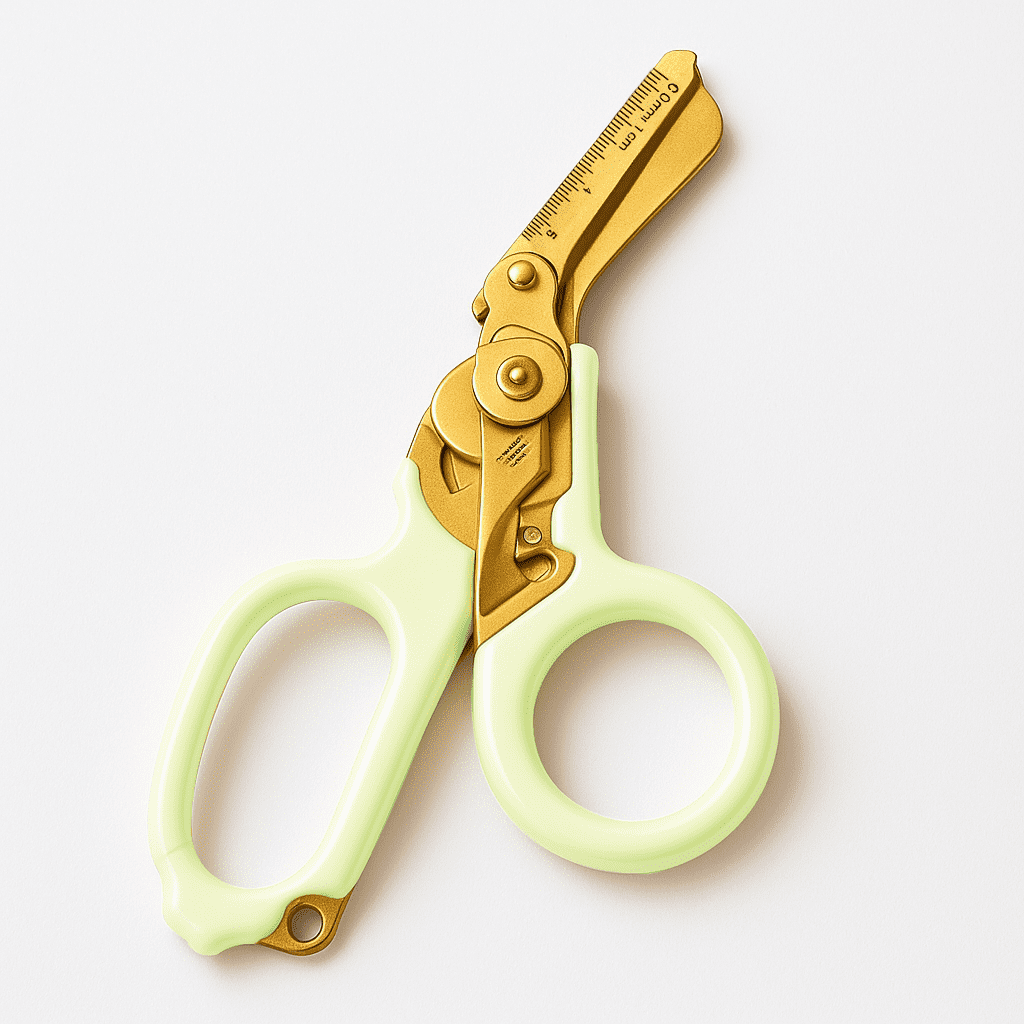 6 In 1 Emergency Response Shears,Trauma Shears Heavy Duty Trauma Scissors With Strap Cutter And - Foto 3