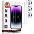 thumbnail image 1 of Entronix 6-in-1 Camera Lens and Screen Protector Pack for iPhone 16 Pro, Clear, 1 of 8