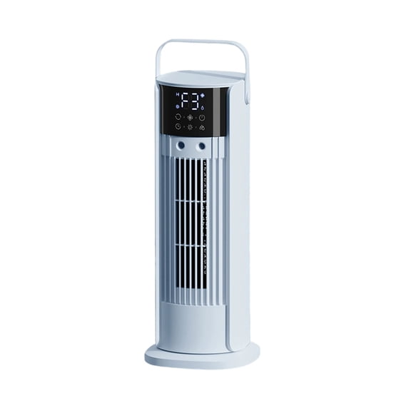 6-in-1 Evaporative Air Cooler, Light Blue 41x16cm, Plastic, Remote Control, 120 Oscillation, 12H Timer, Mist Spray, For Home