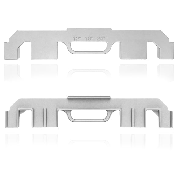 6 in 1 Framing Tools, 12/14/16/18/20/24 Inch Adjustable Size On-Center Stud Layout Tool, 100% Cast Aluminum Framing Spacing Tool
