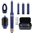 thumbnail image 1 of 6-in-1 Hair Dryer Brush & Curling Iron Set with Travel Case - Professional Hot Air Styler for Fast Drying, Smoothing & Volumizing, 1 of 15