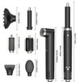 thumbnail image 1 of 6-in-1 Hot Air Styler Kit with Interchangeable Barrels and Brushes, Complete Hair Dryer Brush Set for Curling, Volumizing, Smoothing, and Drying, All-in-One Hair Styling Tool for All Hair Types, 1 of 17