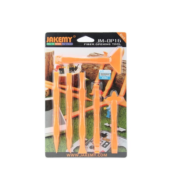 6 in 1 JAKEMY Doublde-headed Opening Tool Crowbar for Mobile Phone Tablet PC Game Consoles MP4 Repairing