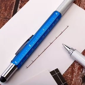 6-in-1 Multi-Function Pen Tool Screwdriver Stylus Level Ruler for Phone Repair