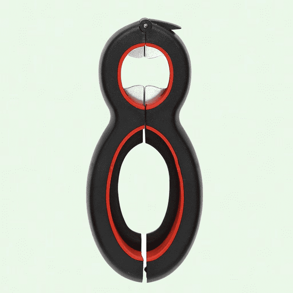 All in One Bottle Opener, Can, Soda, and Jar Opener, 6 in 1 Multi Opener