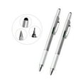 thumbnail image 1 of 6 in 1 Multi-Tool Pen Pocket Screwdriver Metal Multitool Pen Stylus Handy Bubble Spirit Level Ruler Gifts for Men(2PC), 1 of 1