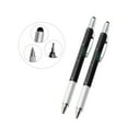 thumbnail image 1 of 6 in 1 Multi-Tool Pen Pocket Screwdriver Metal Multitool Pen Stylus Handy Bubble Spirit Level Ruler Gifts for Men(2PC), 1 of 1