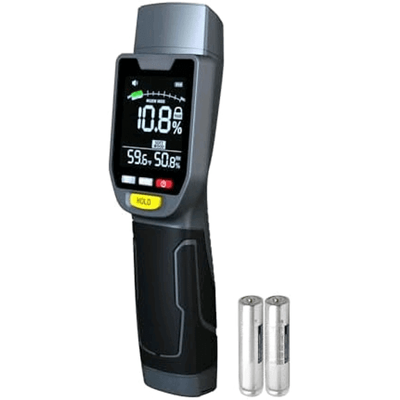 6 in 1 Non-invasive Moisture Meter Pinless Humidity Sensor Drywall/Gypsum Board/Cement Board/Cork/Hardwood/Mildew Index$$Tools