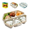 thumbnail image 1 of 6 in 1 Onigiri Mold, Onigiri Mold, Triangle Rice Ball Molds, Quick to Make and Easy to Store Carry, Foldable Design and Non-Stick Bottom, 1 of 7