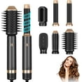 thumbnail image 1 of 6-in-1 Professional Hot Air Styler & Hair Dryer Brush - Powerful Air Curling Wrap Styler with Negative Ionic Technology for All Hair Types, 1 of 18