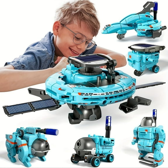 STEM Solar Robot Kit 6-in-1 Educational Science Experiment Set