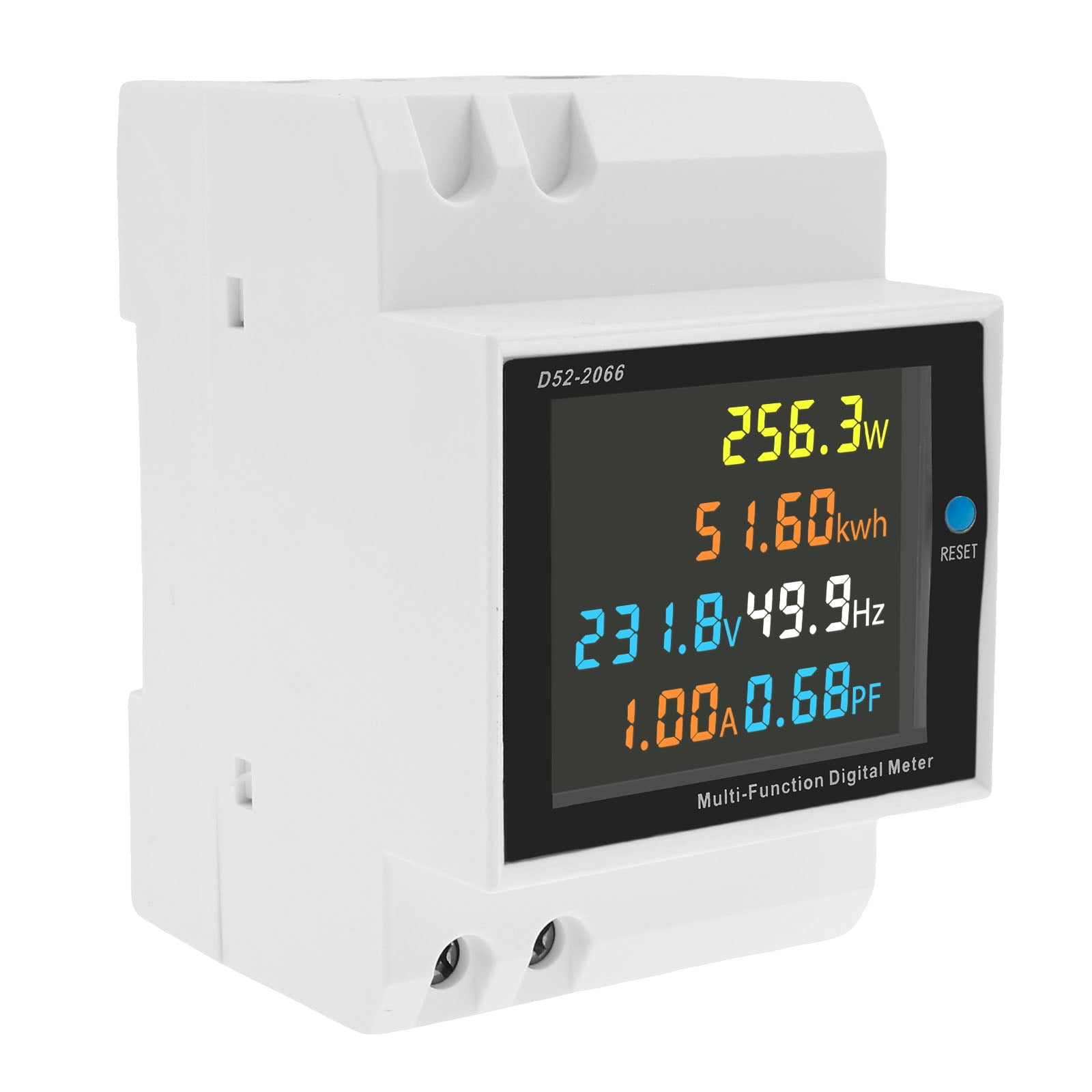 6 in 1 Single Phase Energy Meter with LCD Display Multifunctional ...