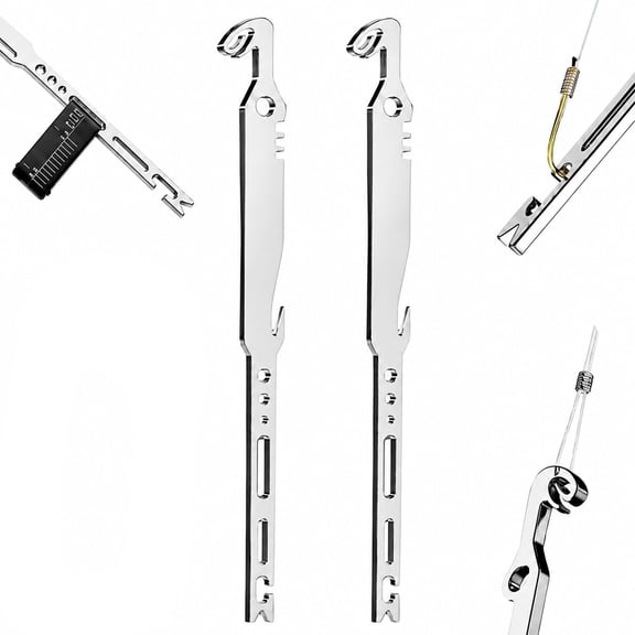 6-in-1 Stainless Steel Fishing Multi Tool Hook Remover and Knot Tyer | Quickly Fish Hook Remover Tool, Accessories Gift for Anglers
