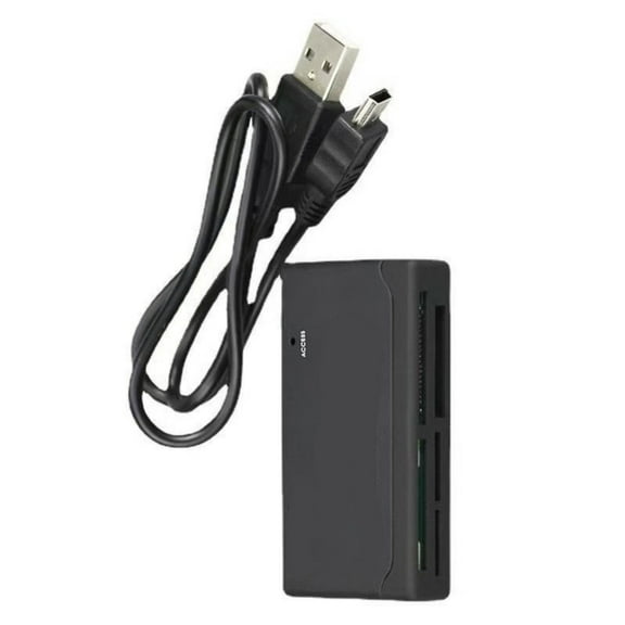 6 in 1 TF CF XD MS Memory Card Reader Home Office Portable External USB Adapter Reading Writing Converter