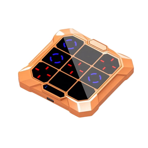 6 in 1 Tic Toe Bolt Game Electronic Board Game Handheld Electric Puzzle Game Console for Memory Growth