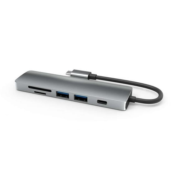 6-in-1 USB-C Hub Type-C to HDMI Plus 2x USB3.0 Plus PD Plus TF Plus SD Adapter