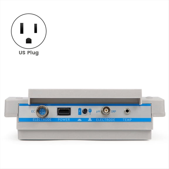 6-in-1 Water Quality Tester PH, TDS, EC, ORP, , Temp Benchtop Analyzer for Lab, Aquarium, Pool, Drinking Water US Plug