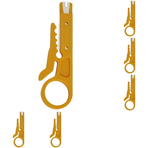 6-in-1 Wire Stripper Cable Cutter Crimping Tool Network Tool Stationery Supplies for Electrical Work