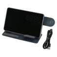 thumbnail image 1 of 6-in-1 Wireless Charging Station with LED Digital Clock Alarm, Fast Charger Dock for iPhone, Apple Watch, AirPods, 1 of 17