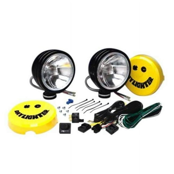 6 in. 100W Daylighter Round Spread Beam Lights - Black
