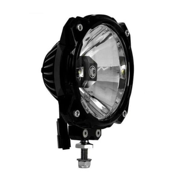 6 in. 20W Gravity Pro6 Round Spot Beam LED Lights - Black