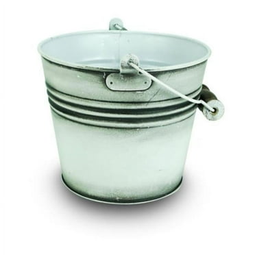 6 in. Banded Planter, White