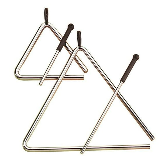 6 in. Bossa Triangle with Striker for Musical Instrument