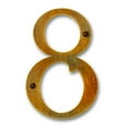 thumbnail image 1 of 6 in. Brass House Number-8, Honey - New Verde, 1 of 1