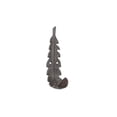 thumbnail image 1 of 6 in. Cast Iron Decorative Feather Hook, 1 of 1