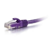 6 in. Cat6A Snagless Unshielded UTP Network Patch Ethernet Cable, Purple