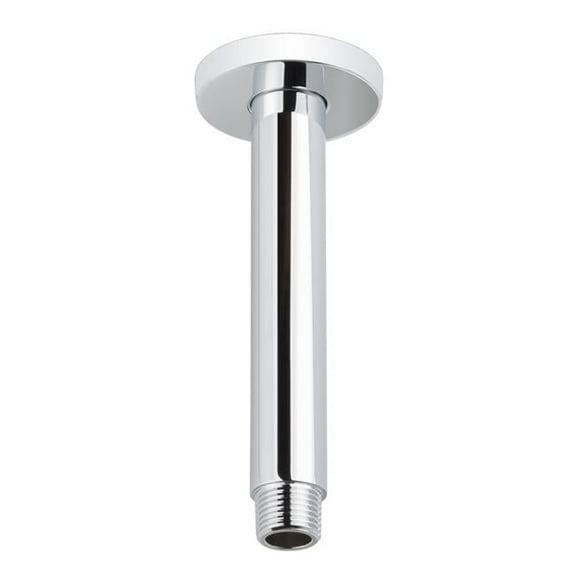 6 in. Ceiling Mounted Shower Arm & Flange, Brushed Nickel