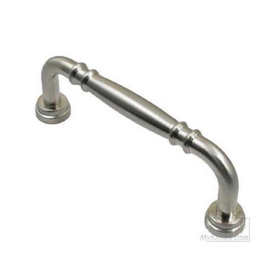 6 in. Center Double Knuckle Pull, Satin Nickel