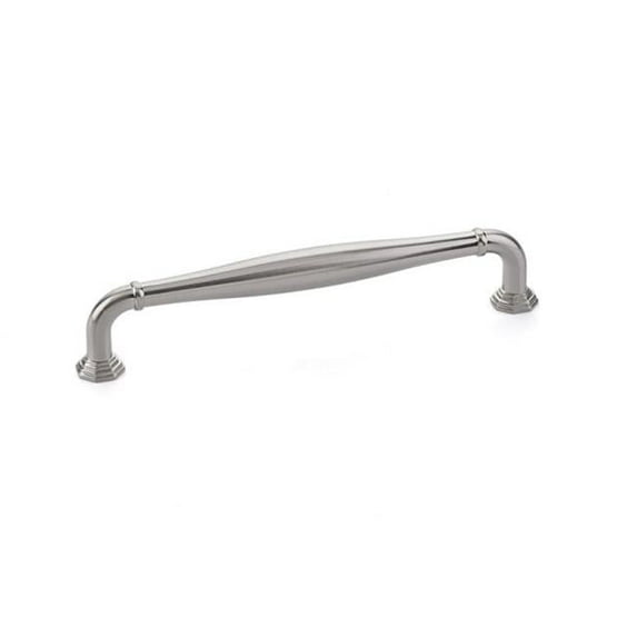 6 in. Center to Center Blythe Cabinet Pull, Satin Nickel