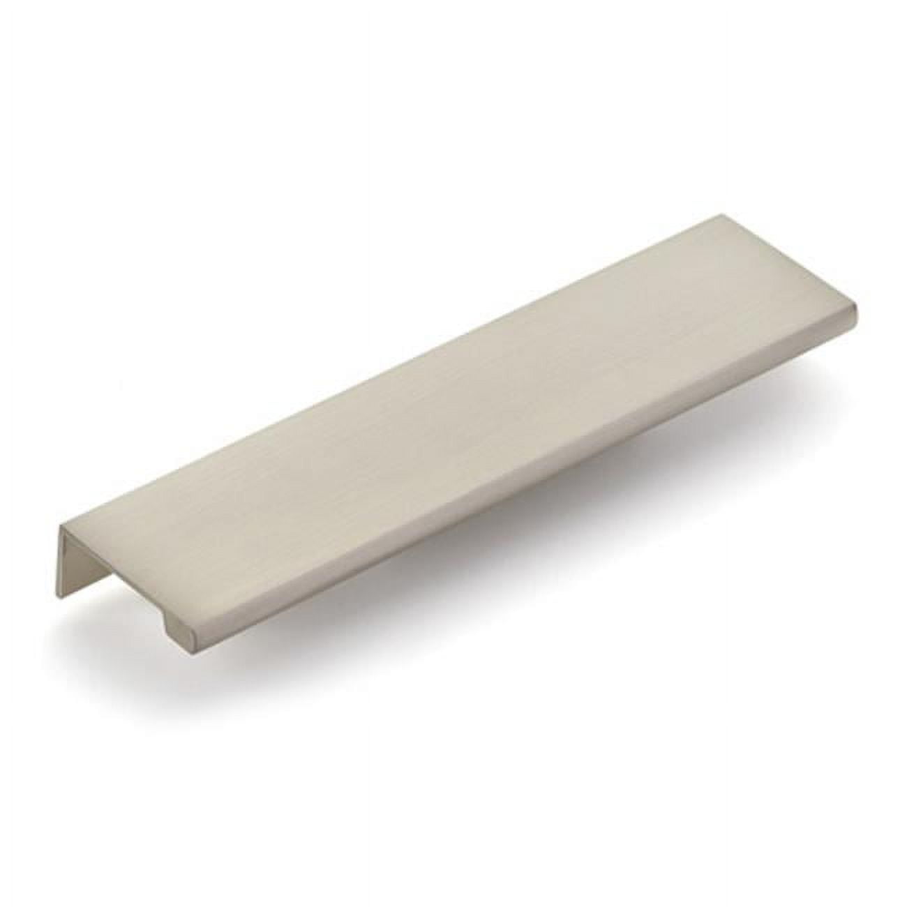 Satin Nickel 5" Modern Finger Pull with Mounting Hardware