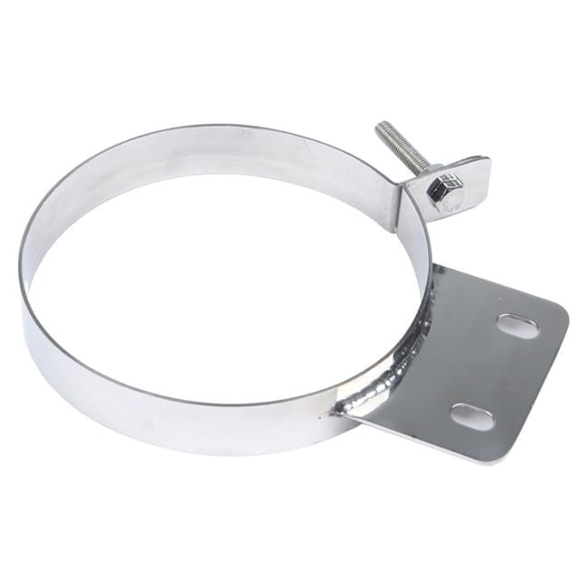 6 in. Dia. Stainless Polished Stack Clamp Exhaust Clamp