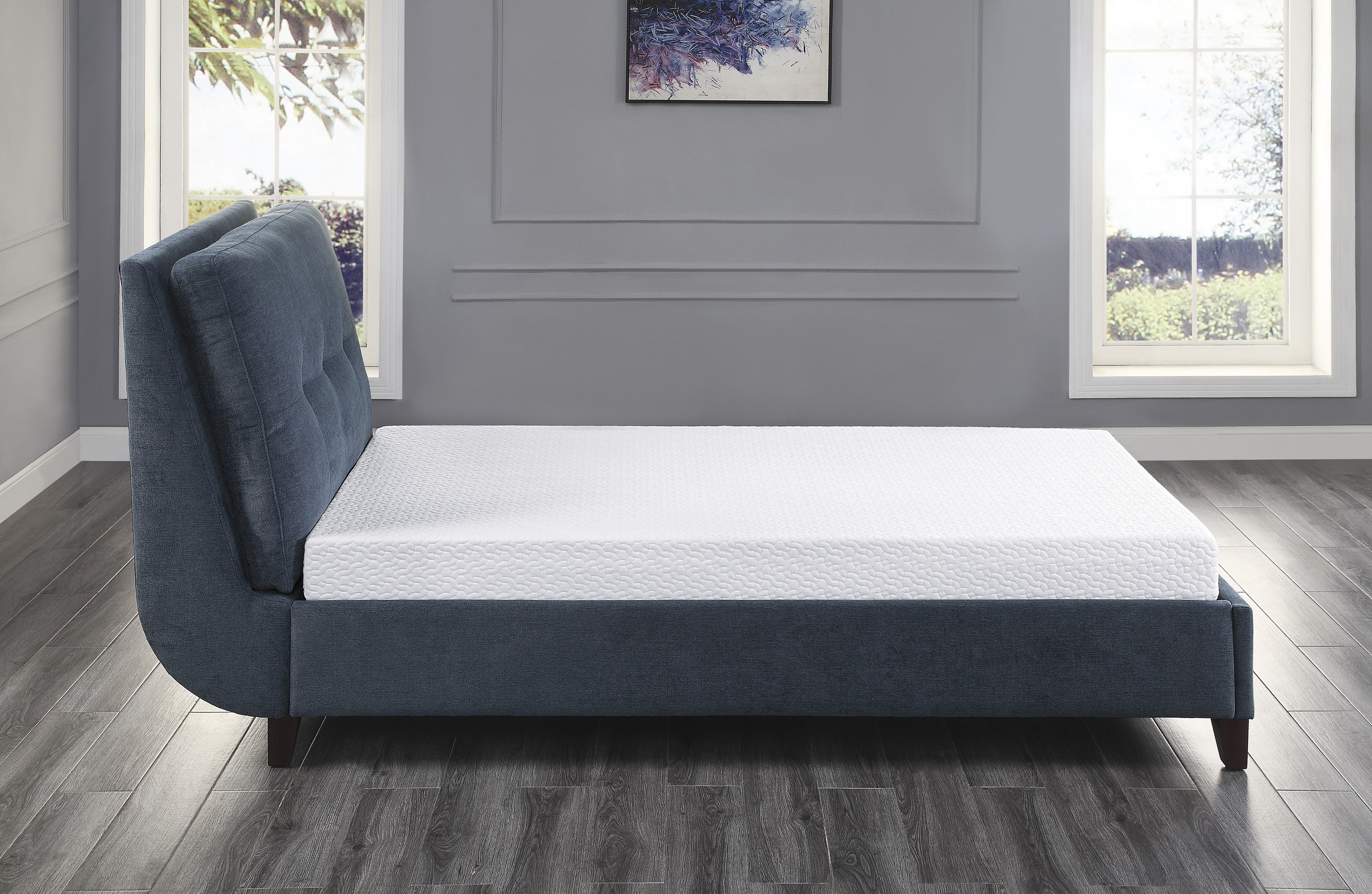 6 in. Full Size Mattress Breathable Fabric Comfort, Gel Memory Foam Mattress in a Box