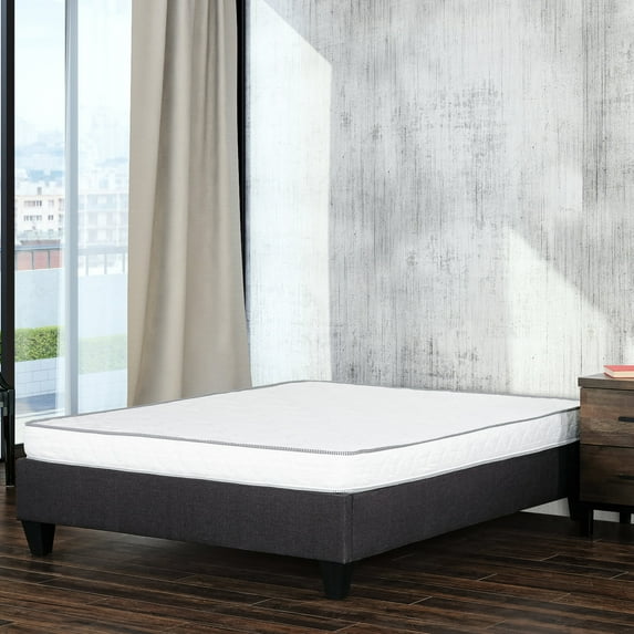 6 in. Full Size Reversible Foam Mattress / For Bedroom Use on Various Bed Frames / Offers Support and Comfort for Back or Stomach Sleepers