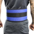 thumbnail image 1 of 6 in. Last Punch Nylon Power Weight Lifting Belt & Back Support Belt, Blue - 2XL, 1 of 1