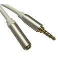 thumbnail image 1 of 6 in Metal Shell 3.5mm 4 Conductor TRRS/3 Band + Mic/Video EXTENSION Cable, 1 of 2