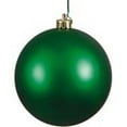 thumbnail image 1 of 6 in. Midnt Green 4 Finish Assorted Color Christmas Ornament Ball - 4 per Bag, 1 of 1