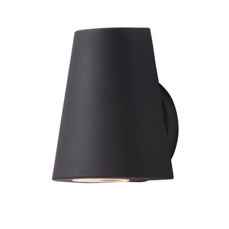 6 in. Mini LED One-Light Outdoor Wall Mount, Architectural Bronze