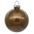 thumbnail image 1 of 6 in. Mocha Glitter Clear Ball - 4 per Bag, 1 of 1