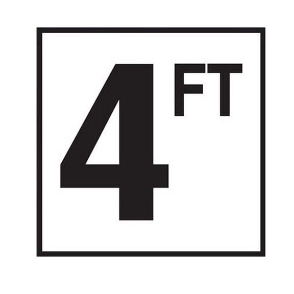 6 in. No Skid Ceramic Tile - 4 FT