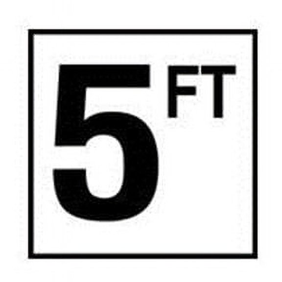 6 in. No Skid Ceramic Tile - 5 FT