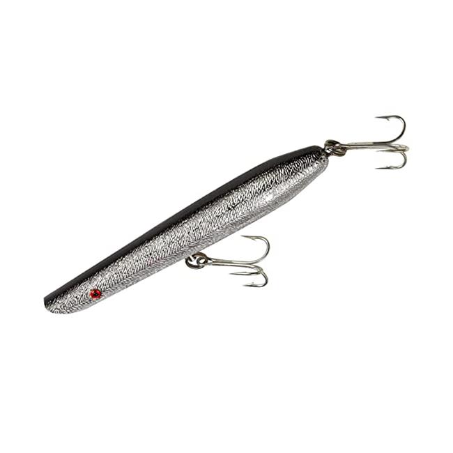 Cotton Cordell Pencil Popper Topwater Chrome Black 6