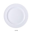 thumbnail image 1 of 6 in. Porcelain Bread Plate, Bone White - Pack of 36, 1 of 1