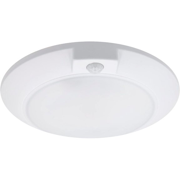 6 in. Round Motion Sensor LED Ceiling Mount Light Fixture - 600 Lumens, 3000K Warm White, Indoor Dome Light, Ideal for Closet, Hallway, or Kitchen Pantry Lighting