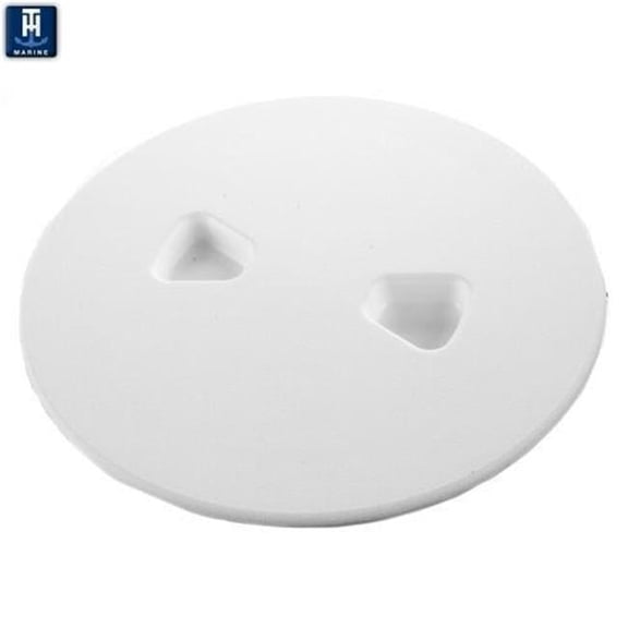 6 in. Screw Out Deck Plate, Sandshell