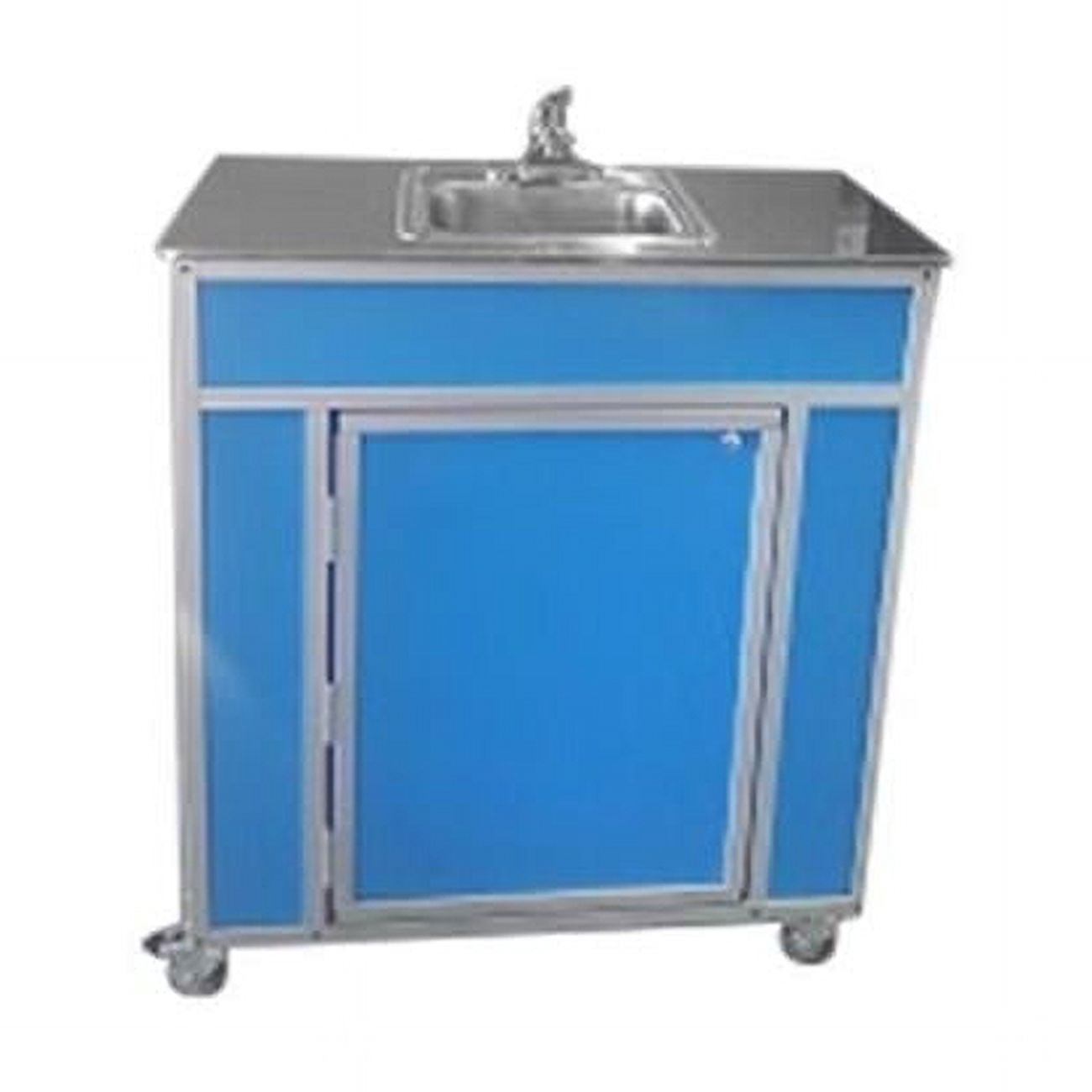 6 in. Single Basin Portable Sink with Stainless Steel Counter Top
