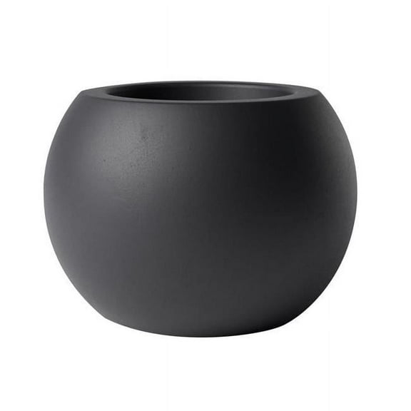 6 in. Sphere Planter, Black - Pack of 4